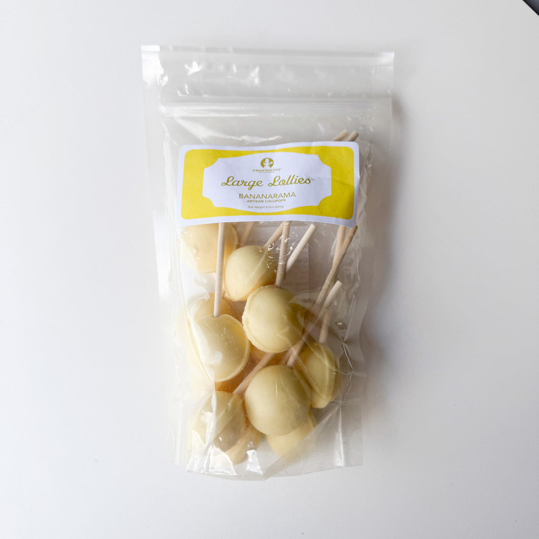 Large Lollies: Bananarama Lollipop Candy