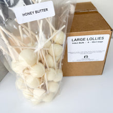 Load image into Gallery viewer, Large Lollies: Honey Butter Lollipop Candy
