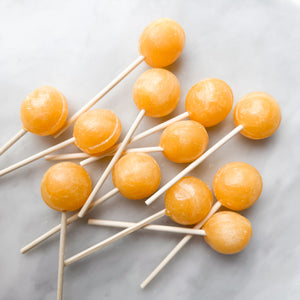 Large Lollies: Pineapple Mango Fizz Lollipop Candy