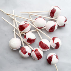 Large Lollies: Sour Berry Lollipop Candy