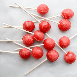 Large Lollies: Sparkling Pomegranate Lollipop Candy