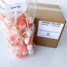 Load image into Gallery viewer, Large Lollies: Miami Vice Lollipop Candy
